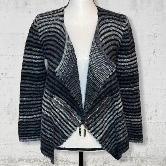 TRICOTS JEANS MARC Cardigan Wool Blend Made In France Size Small - Picture 1 of 7